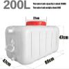 YXCUIDP Thick Water Containers Water Tank with Tap Thickened Portable Household Water Storage for Camping Hiking Climbing Travel Outdoor Activities(200L) view 2