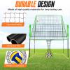 TUBAGOU (8 X 11 FT) Volleyball Training Equipment Net Volleyball Spike Trainer for Indoor and Outdoor Volleyball Practice Net Station, Perfect for Team or Solo Training, Home Volleyball Net view 3