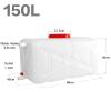WAZHOU Thick Water Containers Plastic Water Tank Outdoor Rainwater Collector Car Portable Hand Bucket Camping & Hiking Water Storage Containers(150L) view 2