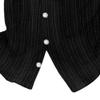 Maiyifu-GJ Men's Summer Casual Shirts Slim Fit Stretch Button Down Shirts Gym Workout Athletic Short Sleeve Dress Shirt (Black,Small) view 4