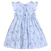 Csbks Toddler Baby Girls' Sundress with Ruffle Halter Sleeveless and Swing Dress Blue Floral 120 view 4