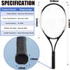 Magicorange Tennis Rackets for Adults 2 Players Recreational Tennis Racquet Set for Beginners and Professional with 4 Tennis Balls, 3 Overgrips, 1 Bag (Black) view 2