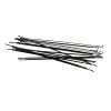 USSONGLIANGBO 12pcs Free Alloy Brass Nipples Pillar Spokes Flat Blade J-Bend Stainless Steel for Bicycle Road for MTB Bike Wheels Parts(294mm) view 2