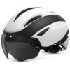 Bike Helmet for Adults Bicycle Helmet with Detachable Magnetic Googles & Adjustable Dial for Mountain Bikes, Road Bikes, Electric Bikes, Scooter