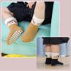 DOSKONI Baby Toddlers Non Slip Socks with Grippers Cotton Crew Gift Grips Socks for Kids Boys Girls 6 Pairs Animal B, 6-12 Months view 2