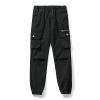 LANZIYAYA Fashion Classics Kids Cargo Pants with Pockets Boys Jogging Trousers Army Green (US, Age, 6 Years, Black) view 1