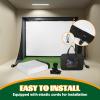 Fahnemt Golf Simulator Impact Screen(118 * 78, 118 * 118, 118 * 157) for Indoor/Home/Garage Training Washable Golf Impact Screen for Practice view 4