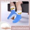 DOSKONI Baby Toddlers Non Slip Socks with Grippers Cotton Crew Gift Grips Socks for Kids Boys Girls 6 Pairs Car, 6-12 Months view 4