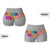 Custom Yoga Shorts for Women Customize Your Own Photos/Text Personalized Womens Workout Shorts Perfect for Daily Activities and As Anniversaries Gifts 2 Sides Print X-Large Gray view 4