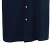 Maiyifu-GJ Men's Summer Cotton Linen Shirts Button Down Short Sleeve Shirts Lightweight Casual Business Dress Shirt (Dark Blue,Small) view 4