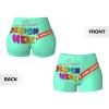 Custom Yoga Shorts for Women Customize Your Own Image Text Personalized Womens Workout Shorts Perfect for Outings Sports and As Family Birthday Gifts 2 Sides Print X-Large Green view 4