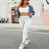 BLUEENJOY Leggings for Women - High Waisted Full Length Buttery Soft Yoga Pants for Workout Athletic Daily view 3