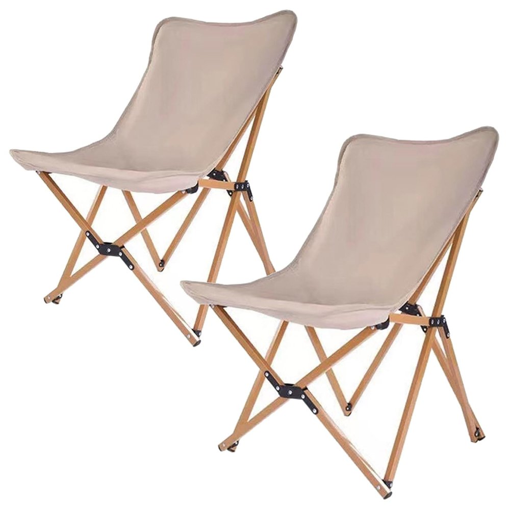 Generic Folding Beach Chair 2 Pack, Portable Lounge Chair Heavy Duty Lay Flat Tanning Chair for Camping Hiking Outdoor Picnic Concert Sports, Lightweight Aluminum, Easy Carry, 50x54x68cm