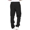 Baggy Cargo Pants Men Casual Outdoor Hiking Pants Relaxed Fit Cargo Sweatpants for Men Black view 2