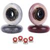 GXBHSP 8pcs Inline Skate Wheels Outdoor Roller Skate Inline Skate Replacement Wheel 80mm 76mm 72mm 83A Inline Wheels Set of 4 (76mm,4)