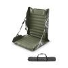 2 Pack Folding Lightweight Camping Mat Lounge Chairs Inflatable Portable Beach Mat Reclining Lounger Tanning Chair Adjustable Camping Sleeping Pad for Backpacking Hiking Traveling ,One Size,Army Green view 1