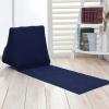 2 Pack Inflatable Beach Mat Lounge Chair with Back Pillow Outdoor Folding Sun Bath Beach Mat Reclining Lounger Portable Flocked Leisure Beach Chair for Camping Lawn Picnic Travel ,One Size, Dark Blue view 1