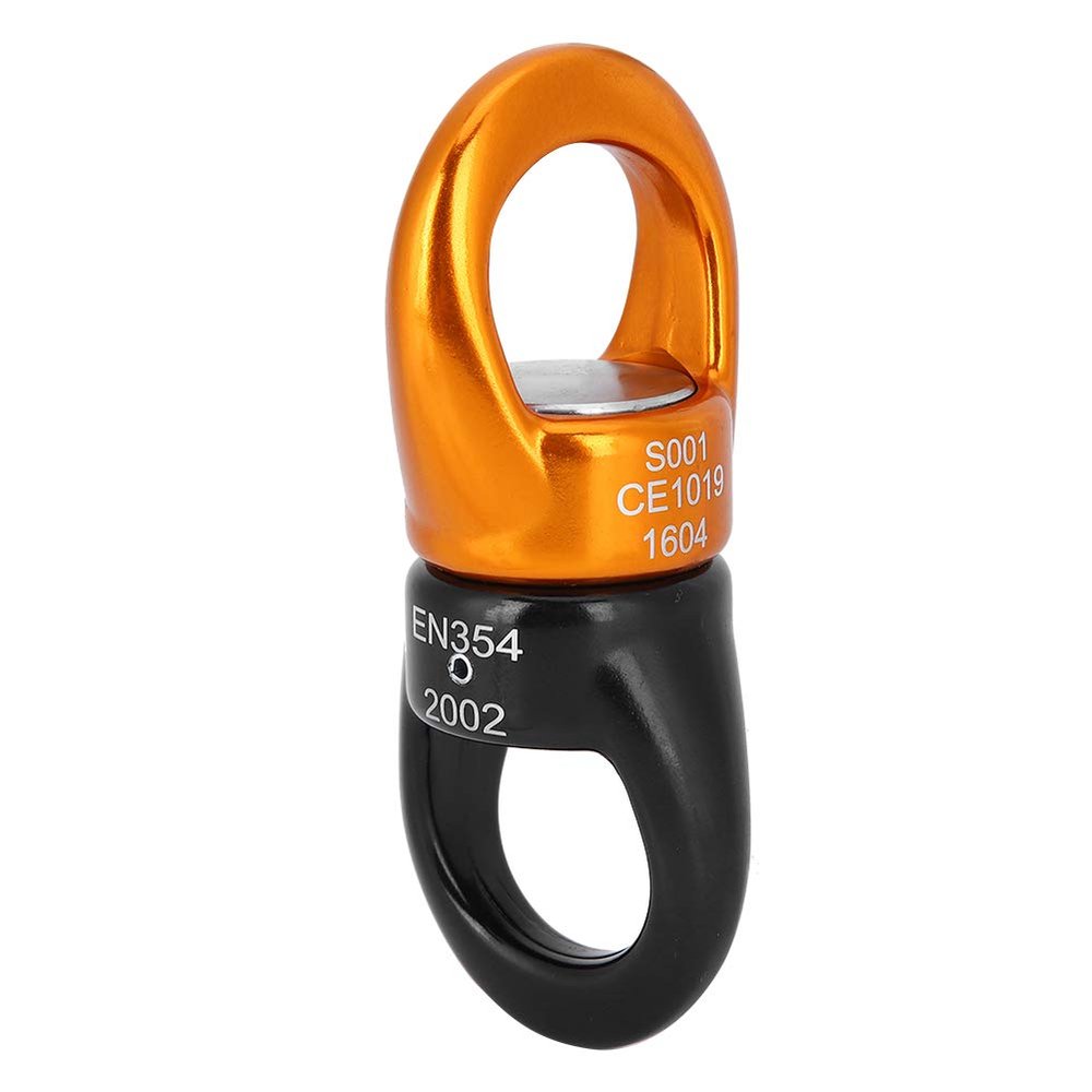 QANYEGN Climbing iversal Wheel, iversal Wheel Rotation Fixed Connector, Swing Swivels Rotational Hook for Rock Climbing