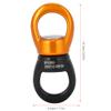 QANYEGN Climbing iversal Wheel, iversal Wheel Rotation Fixed Connector, Swing Swivels Rotational Hook for Rock Climbing view 3