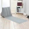 2 Pack Inflatable Beach Mat Lounge Chair with Back Pillow Outdoor Folding Sun Bath Beach Mat Reclining Lounger Portable Flocked Leisure Beach Chair for Camping Lawn Picnic Travel ,One Size,Gray, Grey view 1