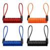 Osdhezcn Anti-Theft Safety Steel Wire Rope Spring Cable Padlock Cable Motorcycle Scooter Lock Cable Bike Spring Rope Wire, Red 1.5m view 3