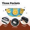 Lemon Wedges Crossbody Waist Bag.Large Capacity, Waterproof And Dustproof, Secure Zipper, Suitable For Travel And Outdoor Activities. view 4