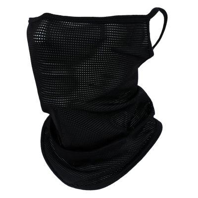 Dasdffvf Cycling Balaclava Bandanas Neck Gaiter Scarf Headwear Ice Silk Tube Scarf Bandana, Black