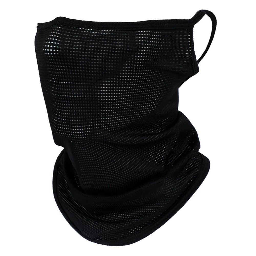 Dasdffvf Cycling Balaclava Bandanas Neck Gaiter Scarf Headwear Ice Silk Tube Scarf Bandana, Black