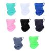 Dasdffvf Cycling Balaclava Bandanas Neck Gaiter Scarf Headwear Ice Silk Tube Scarf Bandana, Black view 4