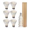 HEYXI 12 Pieces Professional Duck Feather Badminton Shuttlecocks High Speed Training Badminton Lightweight Shuttlecock view 1