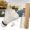 HEYXI 12 Pieces Professional Duck Feather Badminton Shuttlecocks High Speed Training Badminton Lightweight Shuttlecock view 2