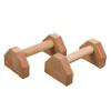 Outanaya 2pcs Strength Training Push-up Stands Wooden Push-up Bars Handles Gymnastics Equipment for Abdominal Trainer view 1