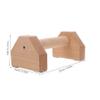 Outanaya 2pcs Strength Training Push-up Stands Wooden Push-up Bars Handles Gymnastics Equipment for Abdominal Trainer view 2