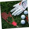 Outanaya 2pcs Golf Glove Holder Rack Durable Glove Stretcher Display Stand for Quick Drying Shape Preservation Lightweight Portable Accessory for Golf Lovers view 2