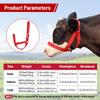 perixir Cow Halter Cattle Halters Calf HalterAdjustable Nylon Livestock Cattle Halterfor Miniature Horse Donkey Goat Foal (Black, Small) view 4