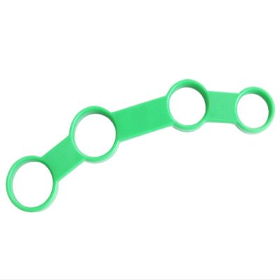 KKOLPOK Guitar Finger Training Span Exerciser Tension Hand Grip Stretcher Power Trainer Finger Span Training Hand Grips Guitarra Bass(Large)