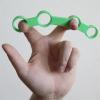 KKOLPOK Guitar Finger Training Span Exerciser Tension Hand Grip Stretcher Power Trainer Finger Span Training Hand Grips Guitarra Bass(Large) view 3