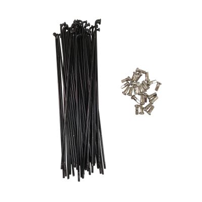 NGTING 10PCS 12G (2.5mm Dia) E-Bike Spokes for MTB/Fat Electric for Bicycle or Ebike Front/Rear Wheel Conversion Kit(220mm)