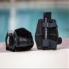 Aquastrength Aquatic Resistance Fins | Increase Drag for Strength & Toning | Pool Fitness Water Leg Weights | Quick Start Guide and Online Programs. (Black) view 1