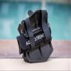 Aquastrength Aquatic Resistance Fins | Increase Drag for Strength & Toning | Pool Fitness Water Leg Weights | Quick Start Guide and Online Programs. (Black) view 2