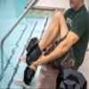Aquastrength Aquatic Resistance Fins | Increase Drag for Strength & Toning | Pool Fitness Water Leg Weights | Quick Start Guide and Online Programs. (Black) view 4