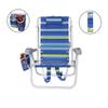 Ultimate Lay Flat Backpack Beach Chair for Adults with Cooler Bag, Low Seat view 2