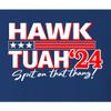 Large Royal Women Fitted Hawk Tuah Spit On That Thang '24 Funny Sleeveless Tank Top T-Shirt view 3