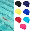 YPBEW Fabric Swimming Caps for Women Man Pleated Elastic Comfort Bathing Caps Keep Hairstyle Unchanged Nylon Cloth Swim Caps view 2