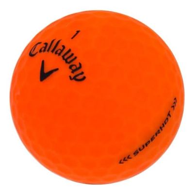 LostGolfBalls - 48 Supersoft Matte Orange Golf Balls for Callaway Golf in Mint Condition, Recycled Used Golf Balls, AAAAA Quality, Orange