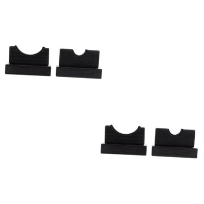 HANABASS 4pcs Baseball Bat Display Holder Strong Load-bearing Capacity Wall Mount Rack for Easy Storage and for Home Black