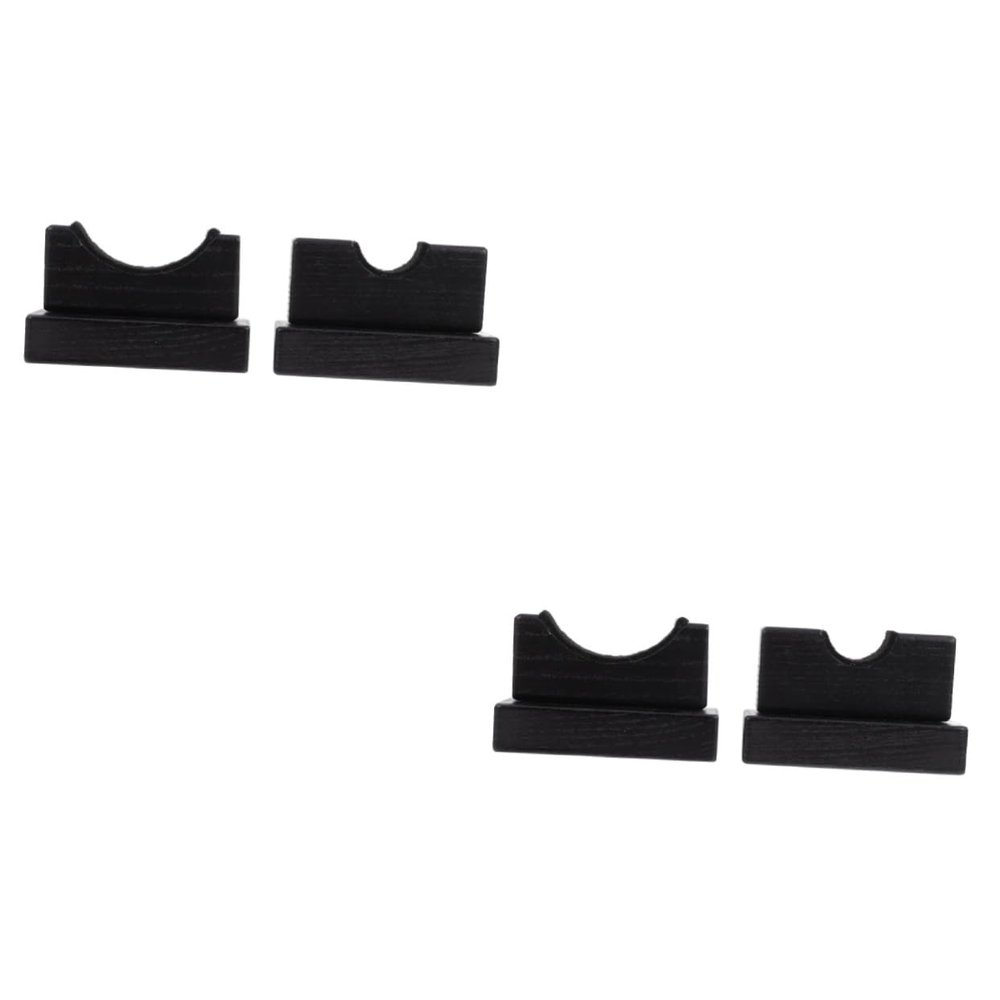HANABASS 4pcs Baseball Bat Display Holder Strong Load-bearing Capacity Wall Mount Rack for Easy Storage and for Home Black