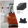 HANABASS 4pcs Baseball Bat Display Holder Strong Load-bearing Capacity Wall Mount Rack for Easy Storage and for Home Black view 4