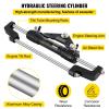 ECILKUC Hydraulic Steering Kit 300HP, Hydraulic Boat Steering Kit Helm Pump, Hydraulic Boat Steering Kit without Hydraulic Steering Hose for Boat Steering System, black view 4