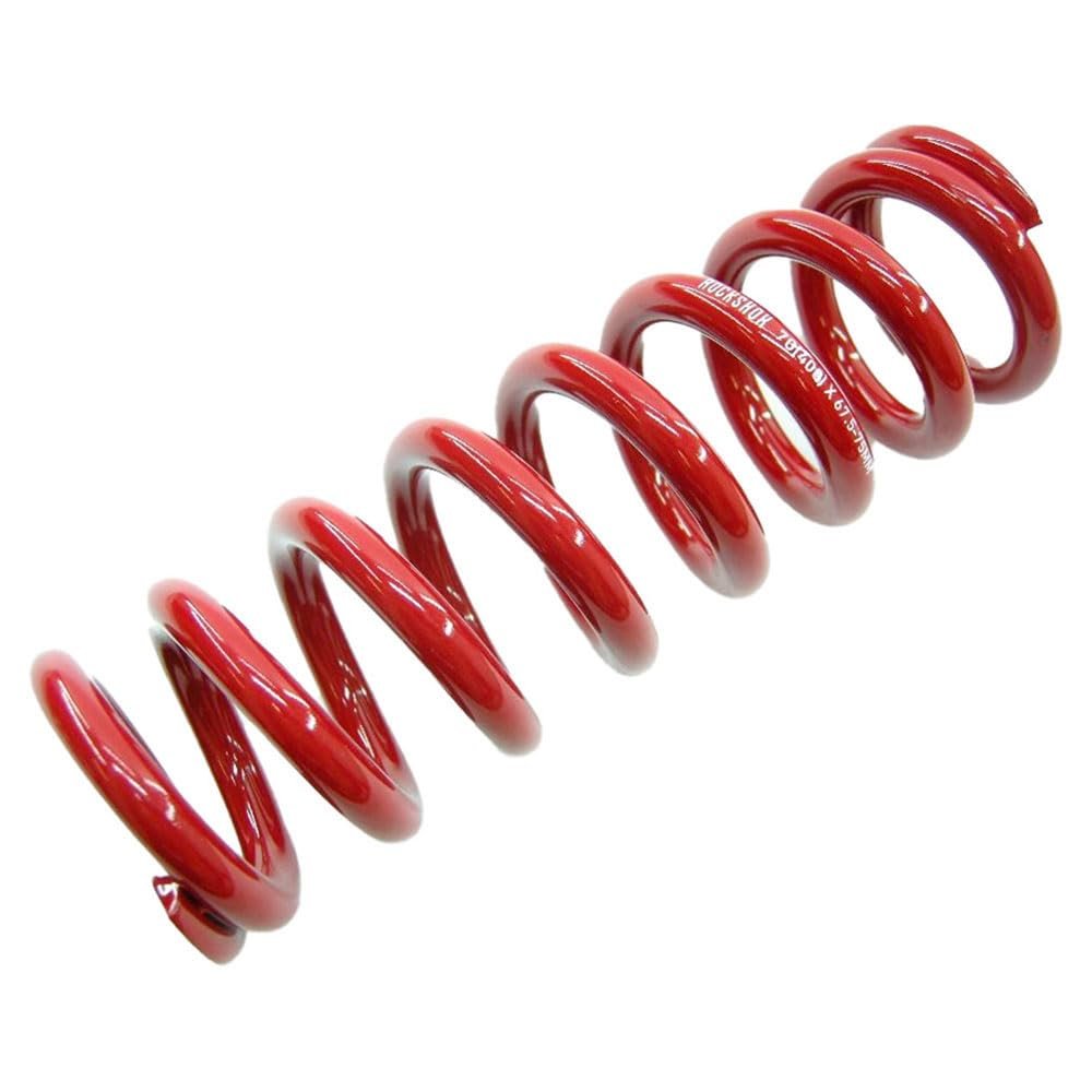 RockShox Electric Red Metric Coil Spring - 134mm Length, 47.5-55mm Travel, 350LB High-Performance Suspension Spring for MTB and Trail Bikes